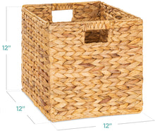 Load image into Gallery viewer, Jumbo Vietnamese Water Hyacinth Foldable Basket
