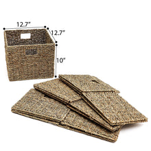 Load image into Gallery viewer, Jumbo Vietnamese Seagrass Foldable Basket
