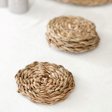 Load image into Gallery viewer, Premium Vietnamese Seagrass Coasters
